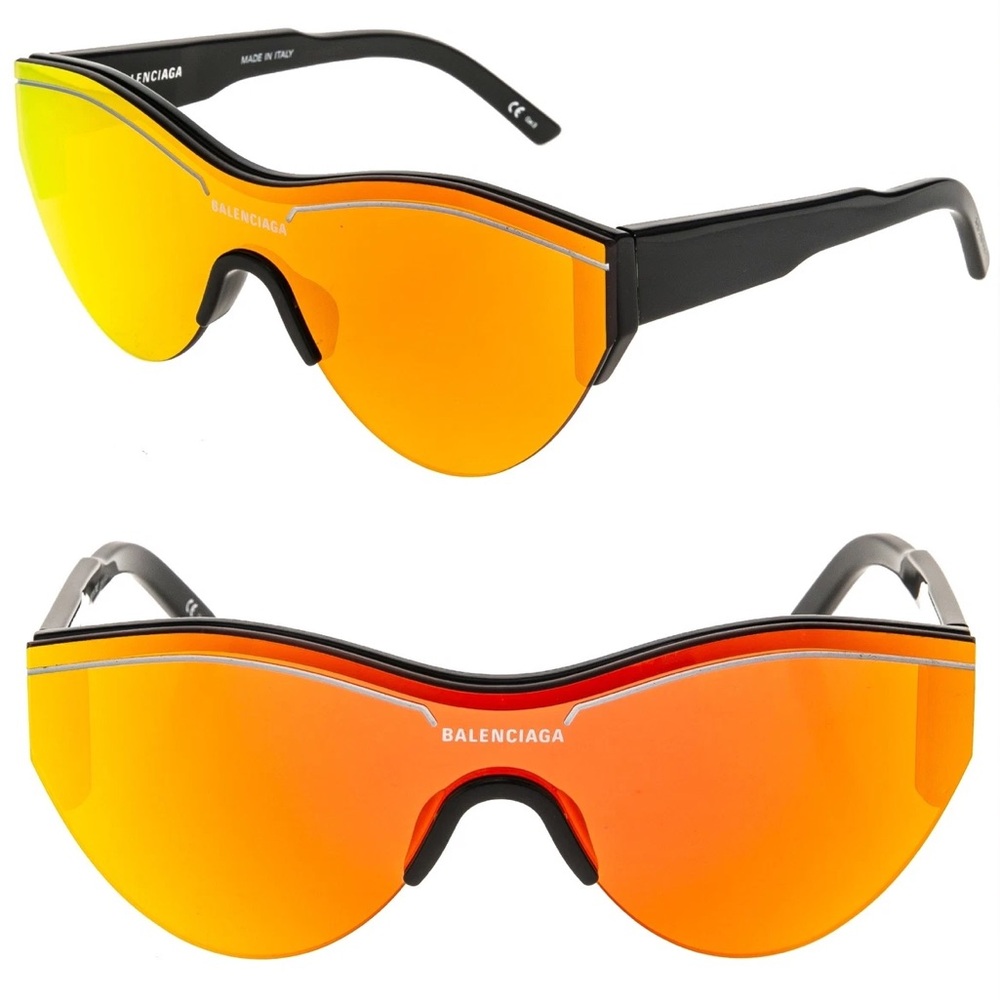 Balenciaga Women's Orange Sunglasses